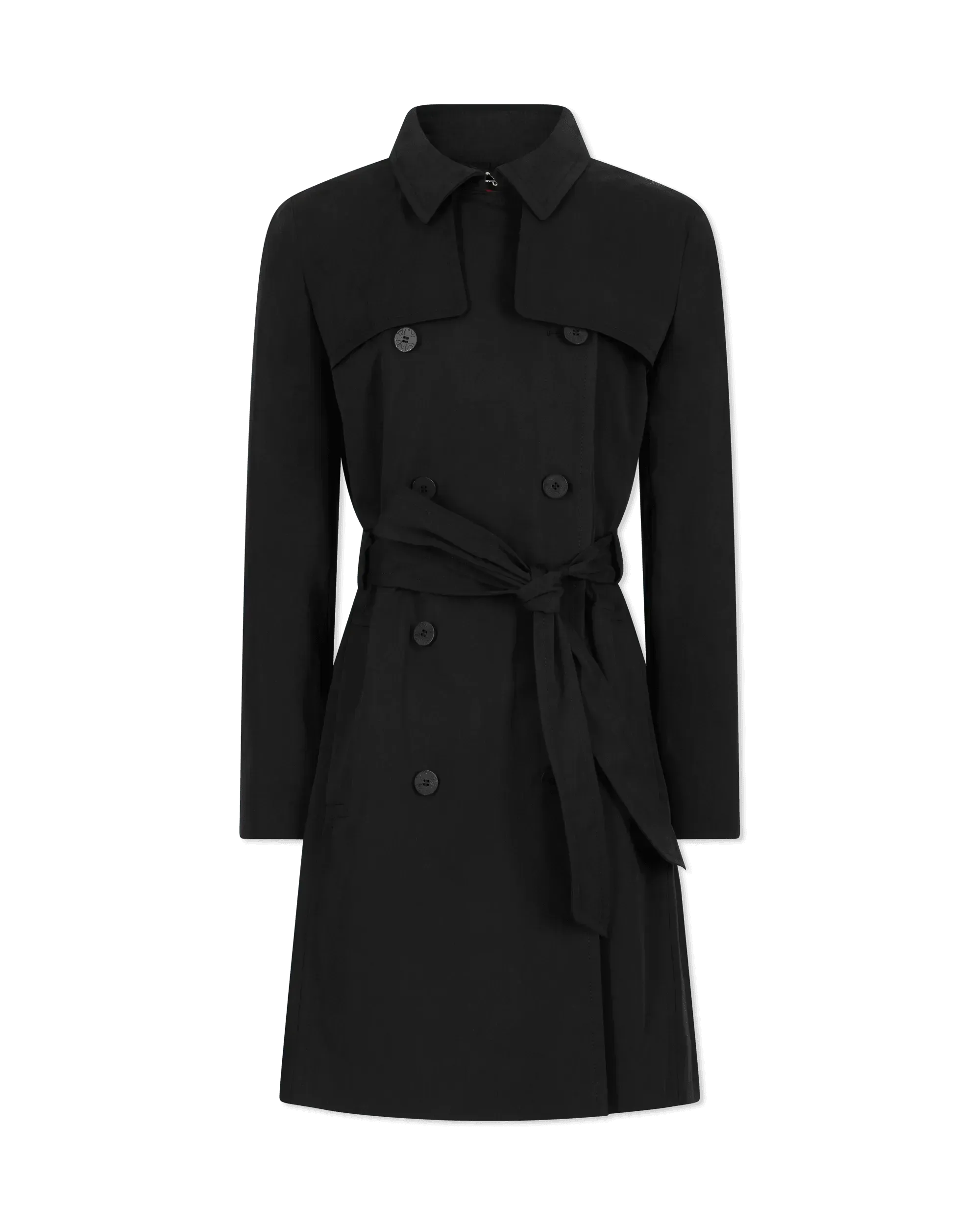 Makaras Belted Trench Coat