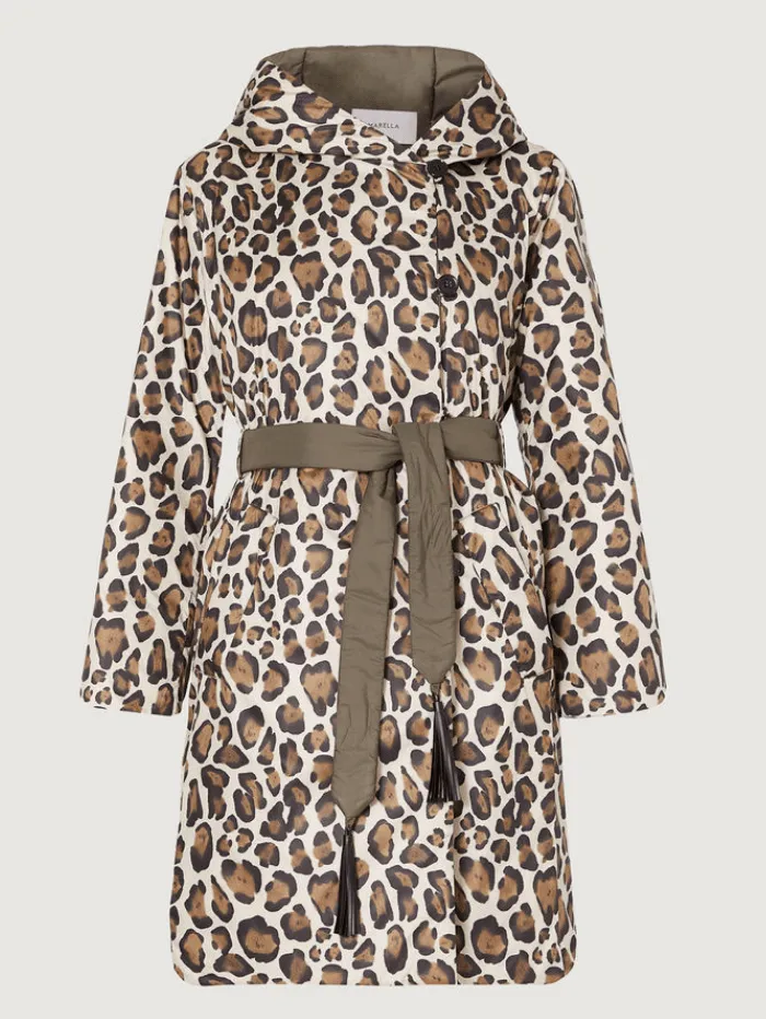 Marella T BALLATA Reversible Animal Print Down Coat 34960617 001