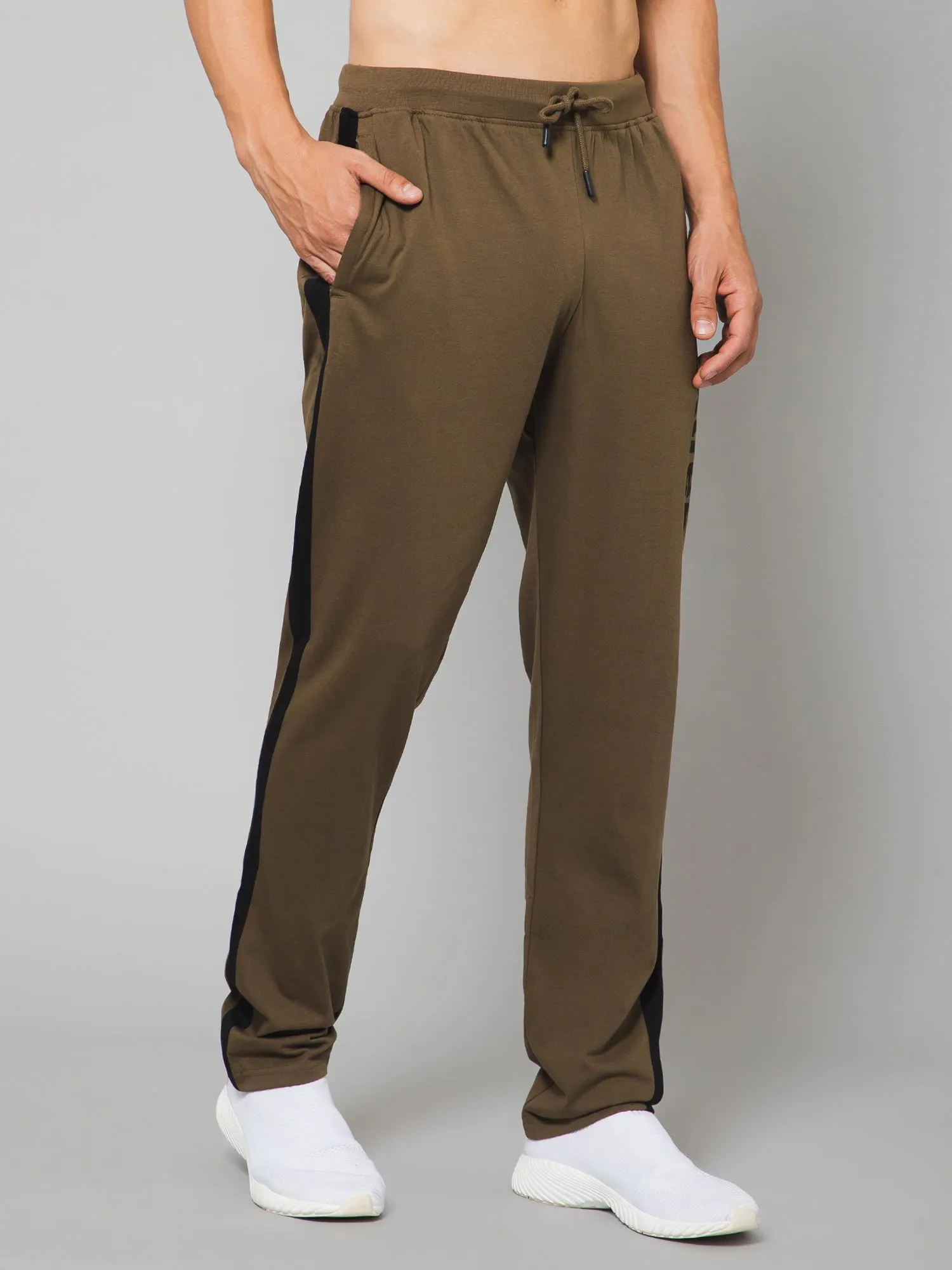 Men Olive Track Pant