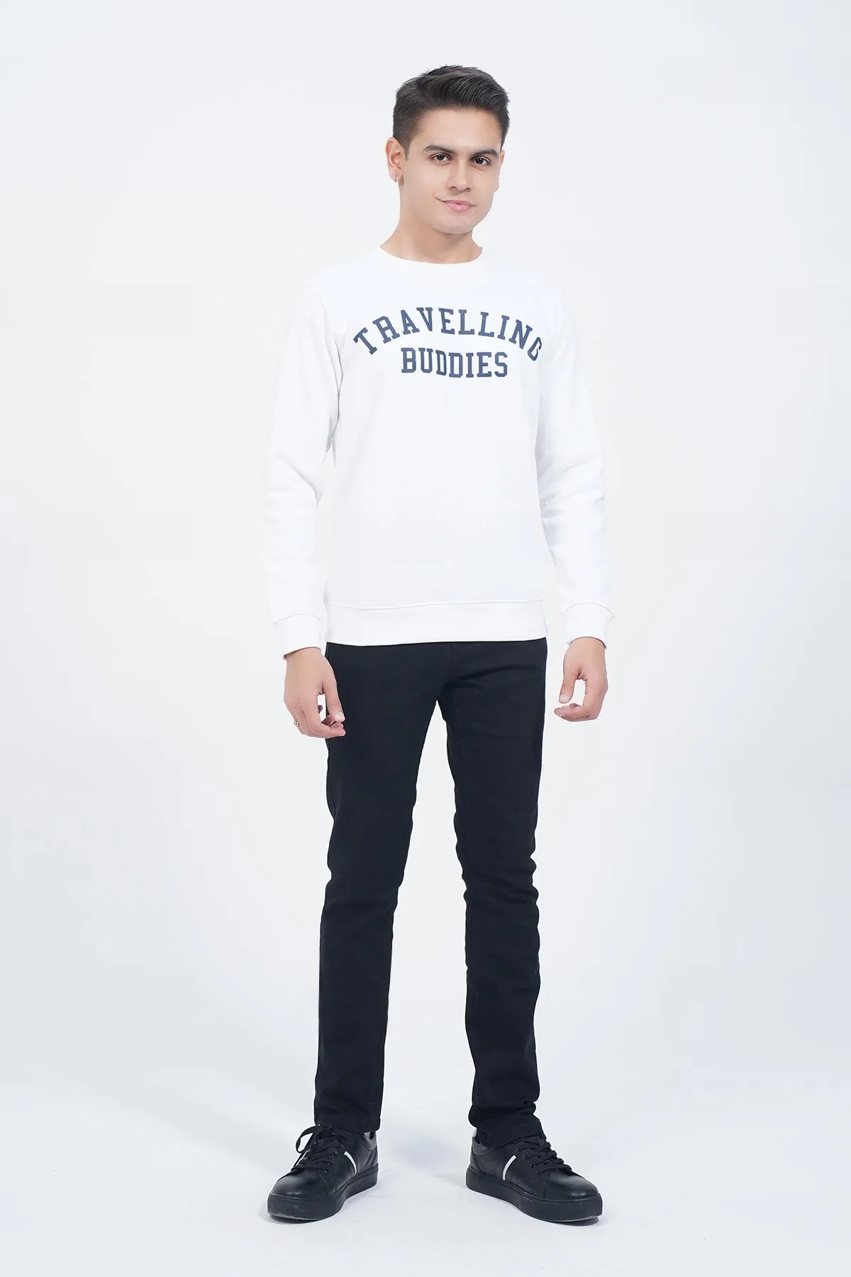 Mens "ELOIS" Crew Neck Long Sleeves Sweatshirt