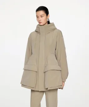 Mermaid Silhouette Work Down Coat