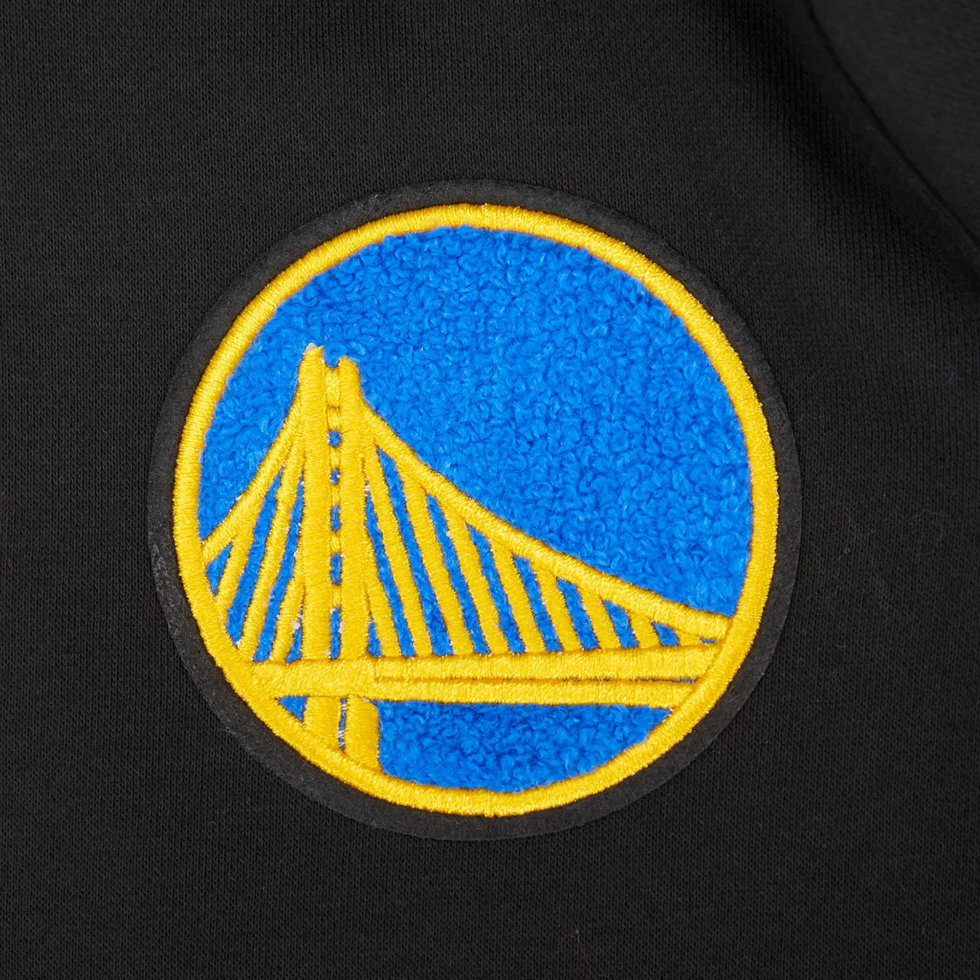 NBA GOLDEN STATE WARRIORS CLASSIC LITTLE BOYS FLC PO HOODIE (BLACK)