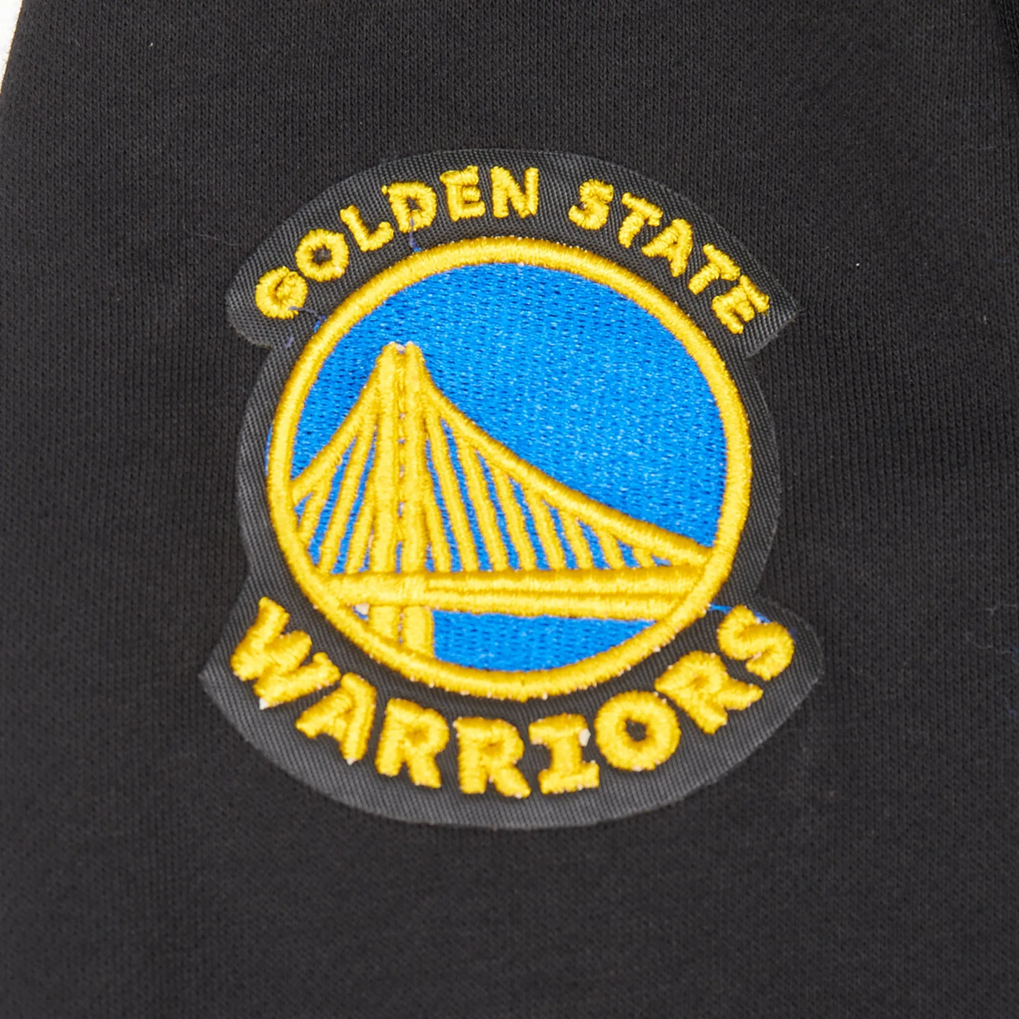 NBA GOLDEN STATE WARRIORS CLASSIC LITTLE BOYS FLC PO HOODIE (BLACK)