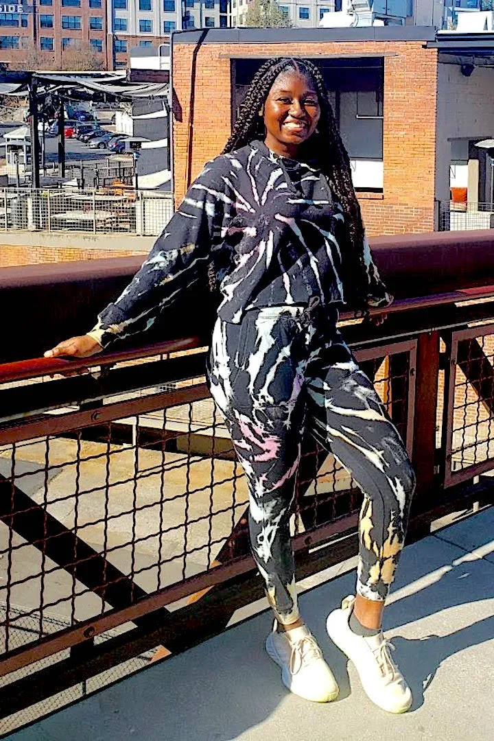 Night Hawk Tie-Dye Jogger