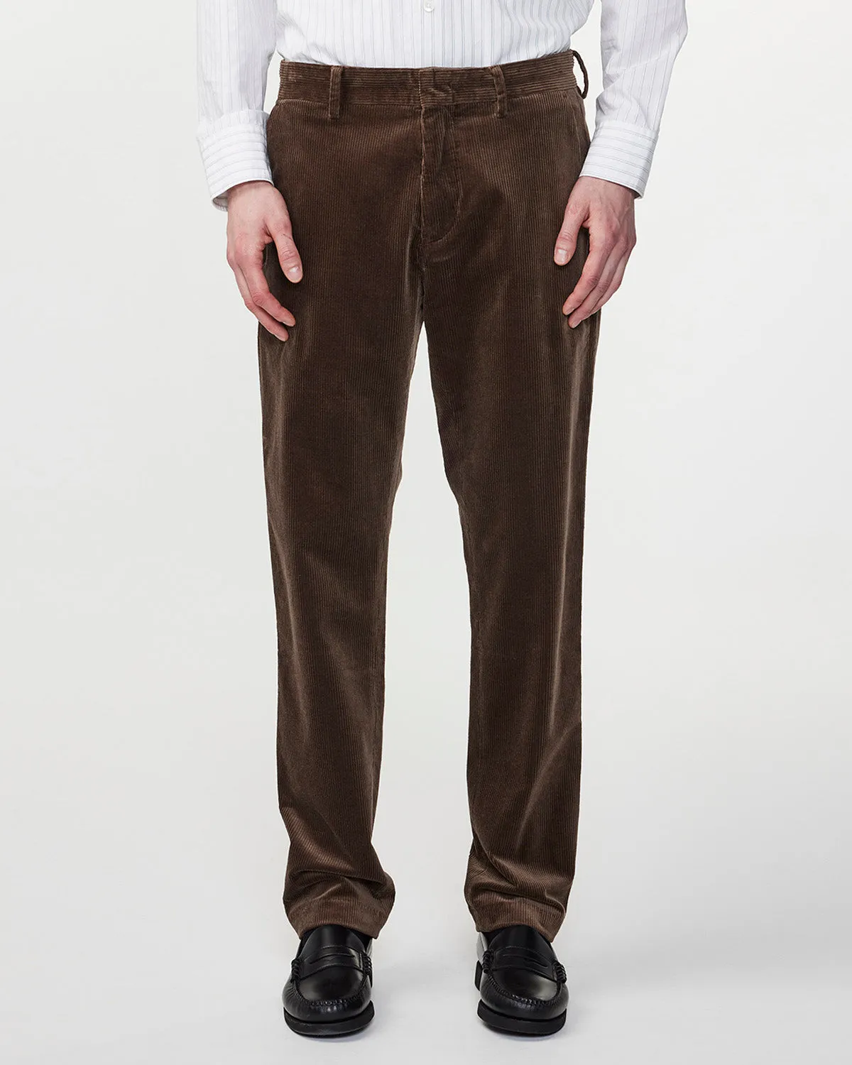 No Nationality Theo Cord Pant - Shitake