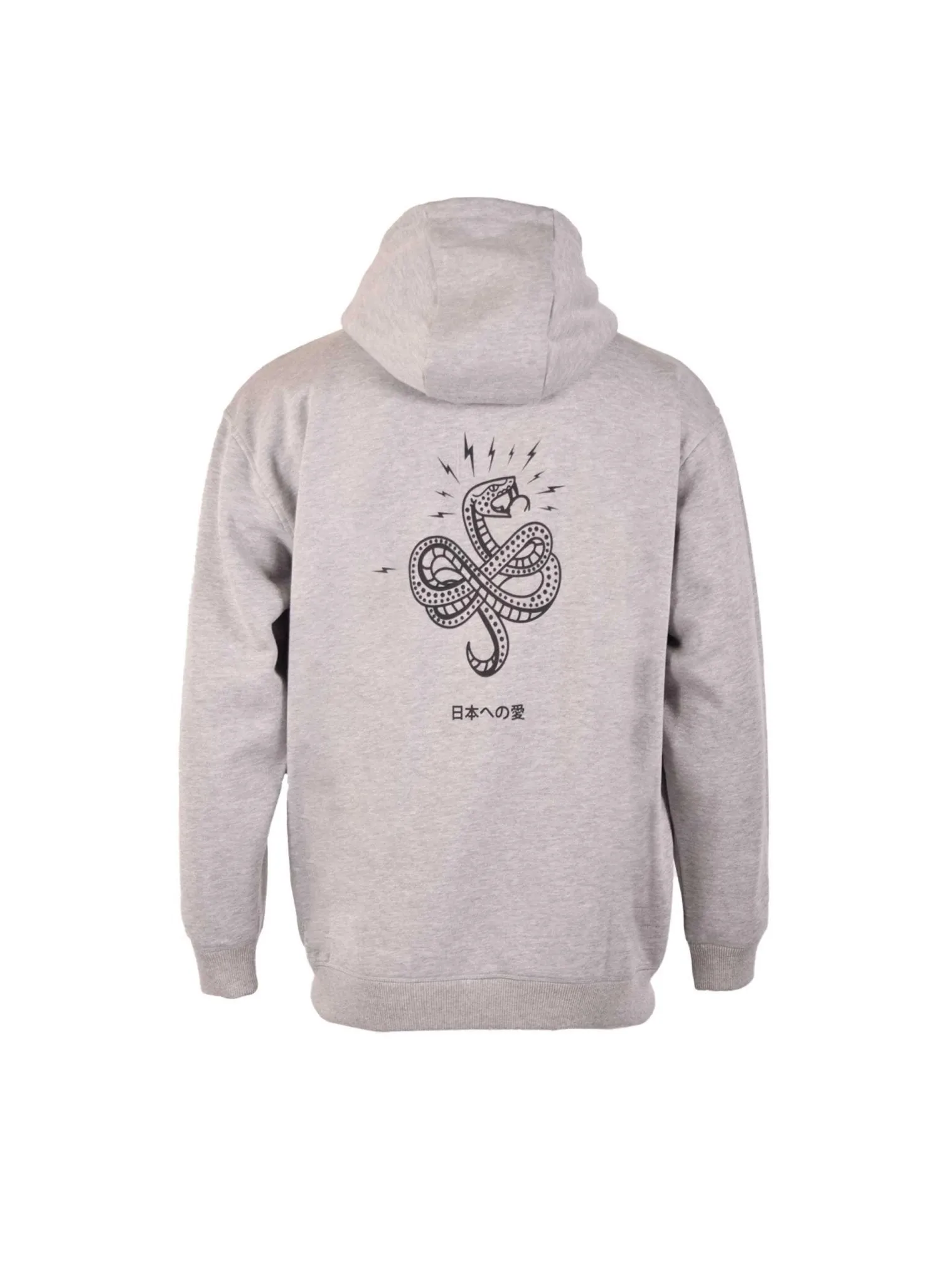 OVERSIZED ZIP HOODIE WITH FRONT AND BACK PRINT
