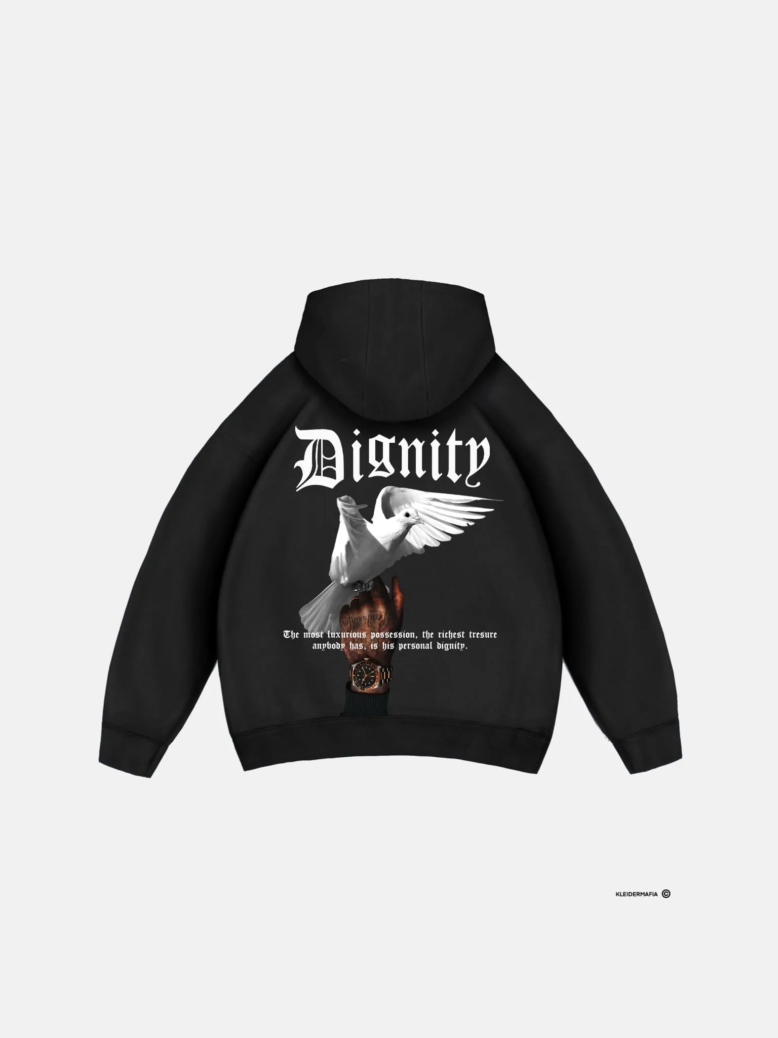 Oversize Dignity Hoodie - Black