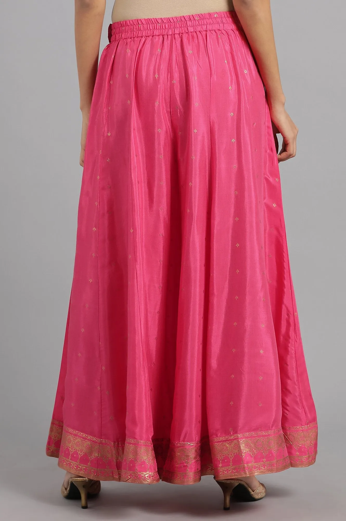 Pink Flared Pants