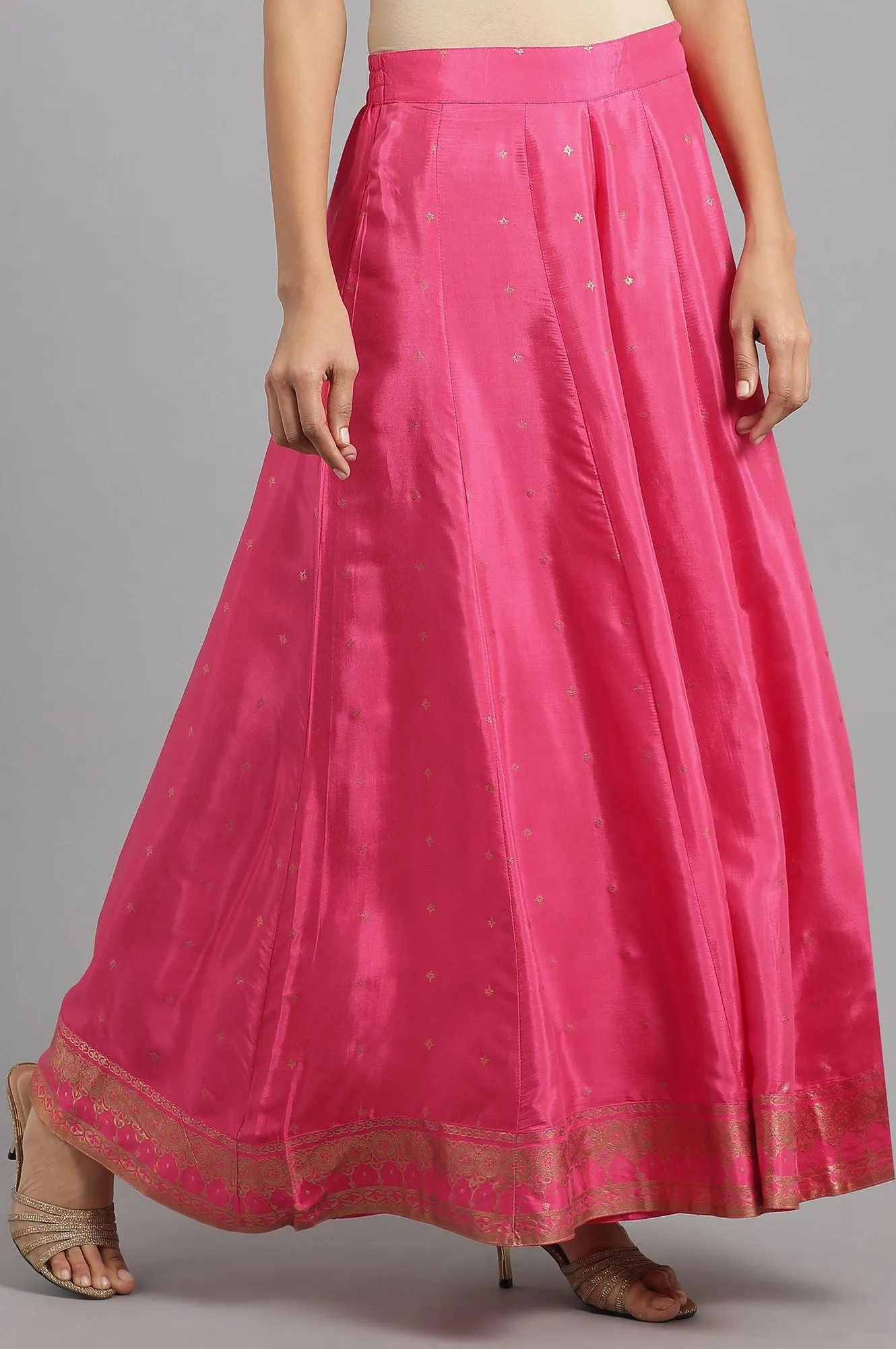 Pink Flared Pants