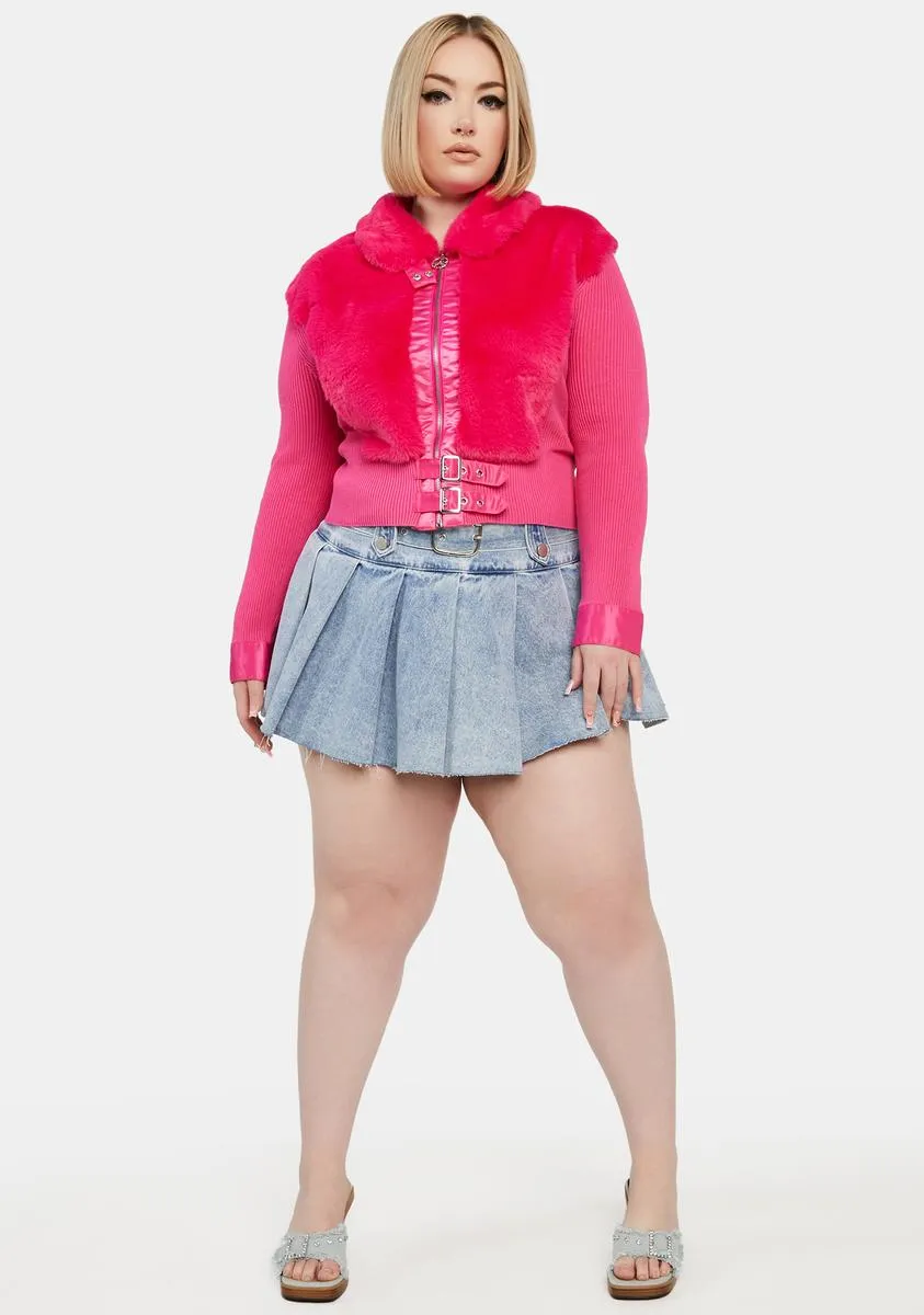 Plus Britney Knit Cardigan
