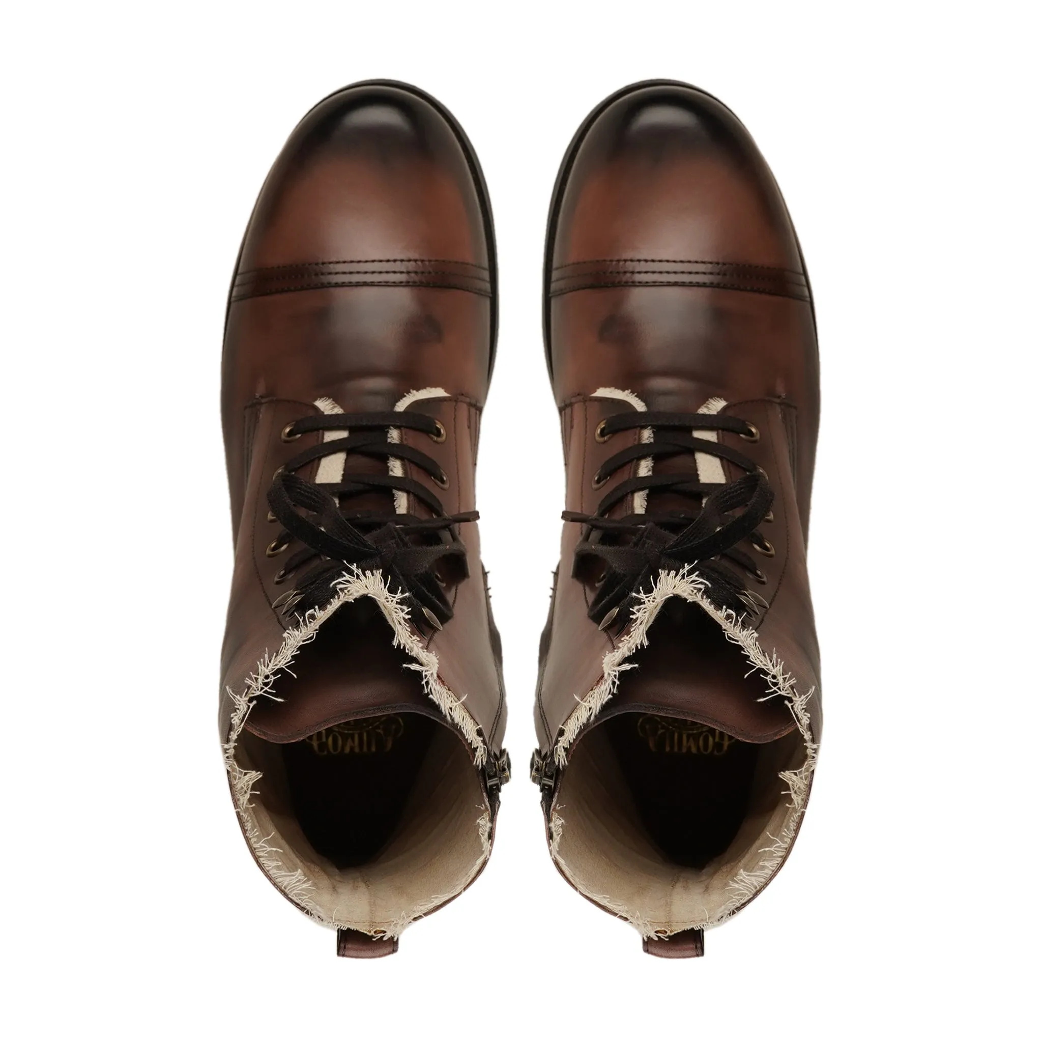 Ptolemadia - Men's Burnished Brown Calf Leather Boot