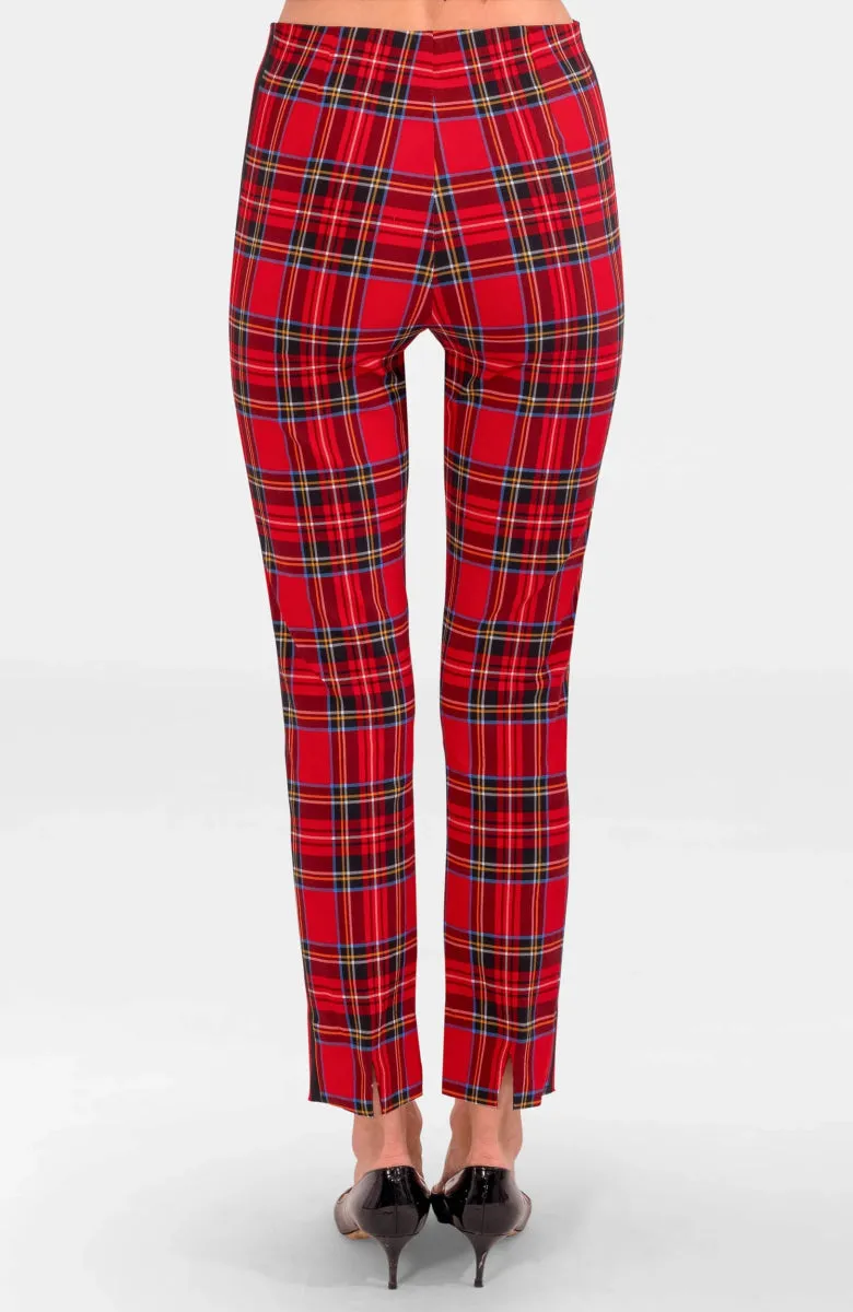 Pull on Pants | Red Duke of York Plaid