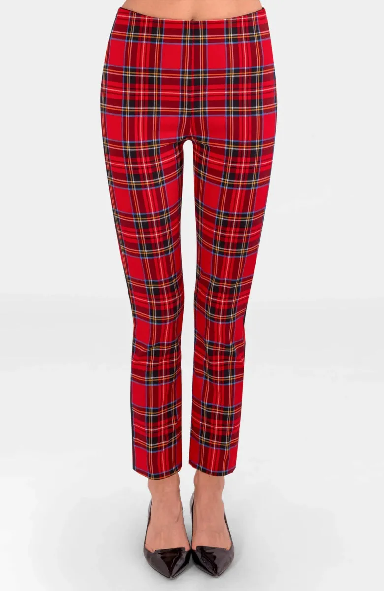 Pull on Pants | Red Duke of York Plaid