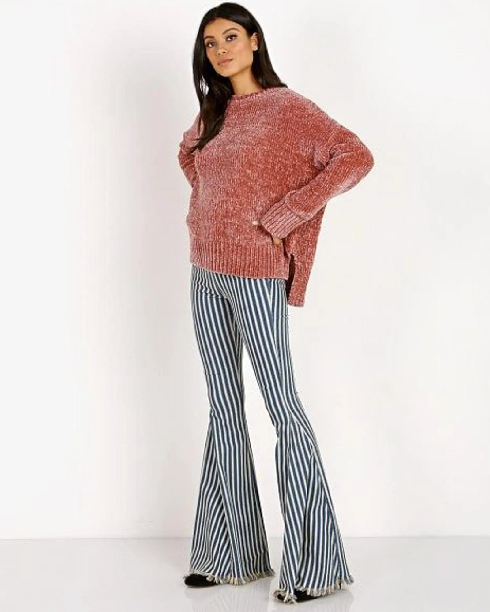 "Berkeley Bells" Striped Pants
