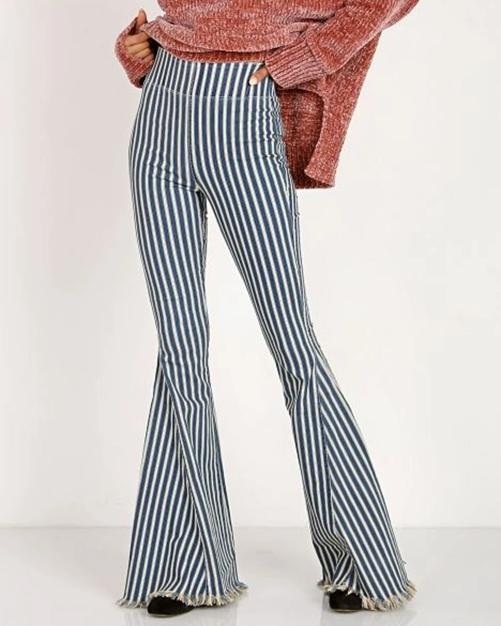 "Berkeley Bells" Striped Pants