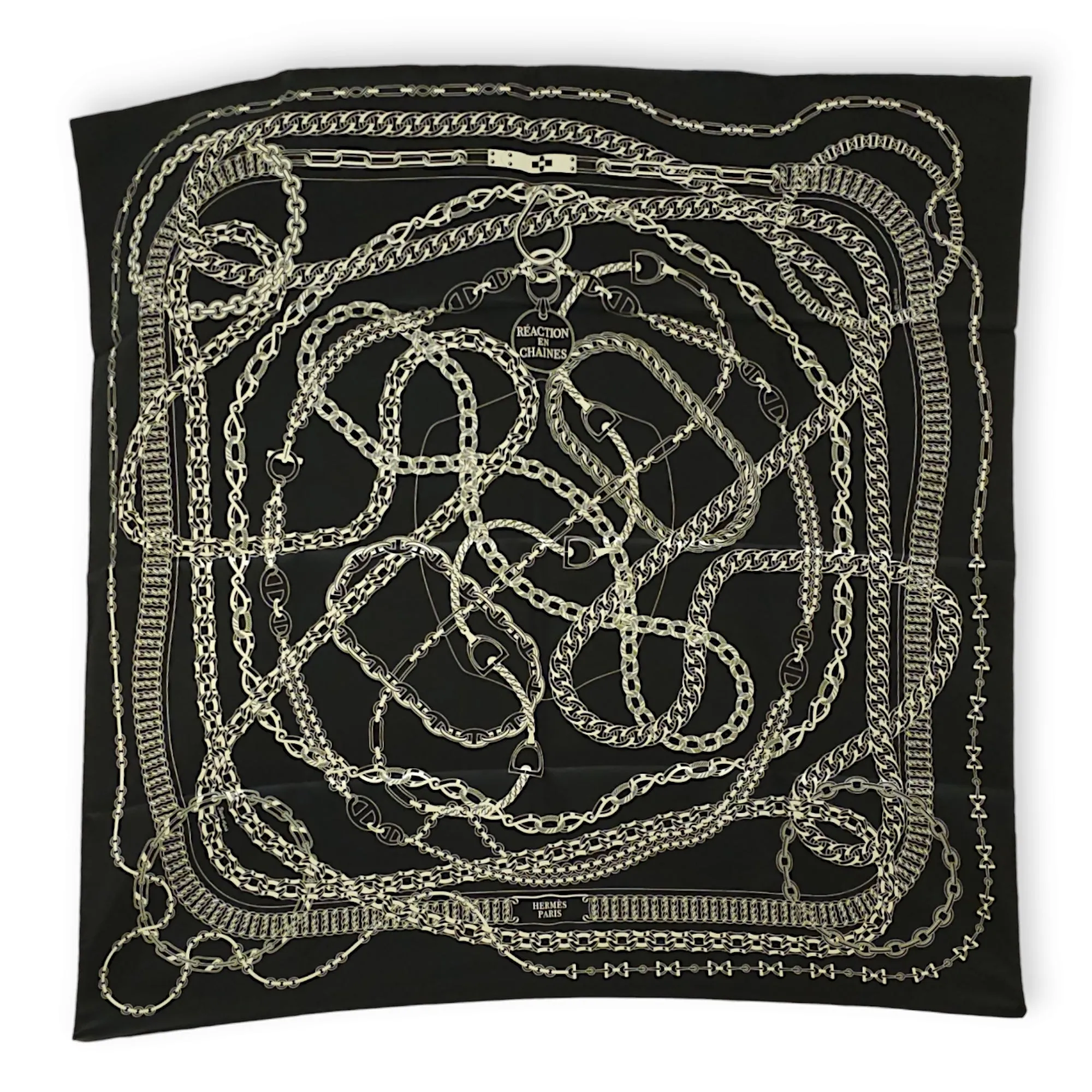 Reaction En Chaines 90 Black Scarf