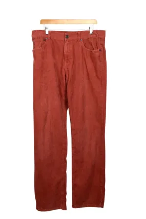 Red Tommy Hilfiger Corduroy Pants