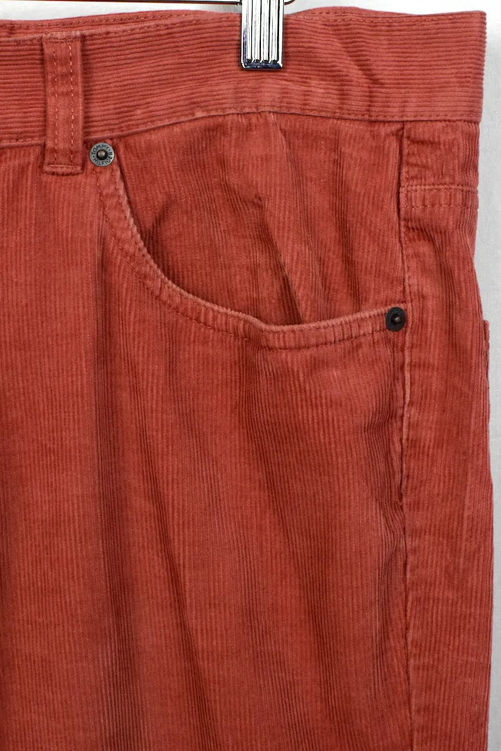 Red Tommy Hilfiger Corduroy Pants