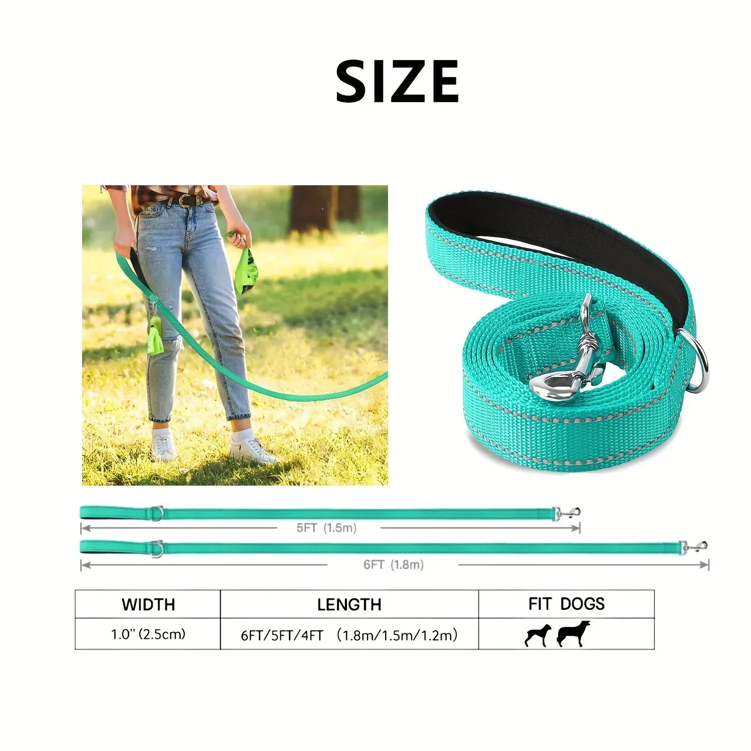 Reflective Long Comfortable Pet Leash