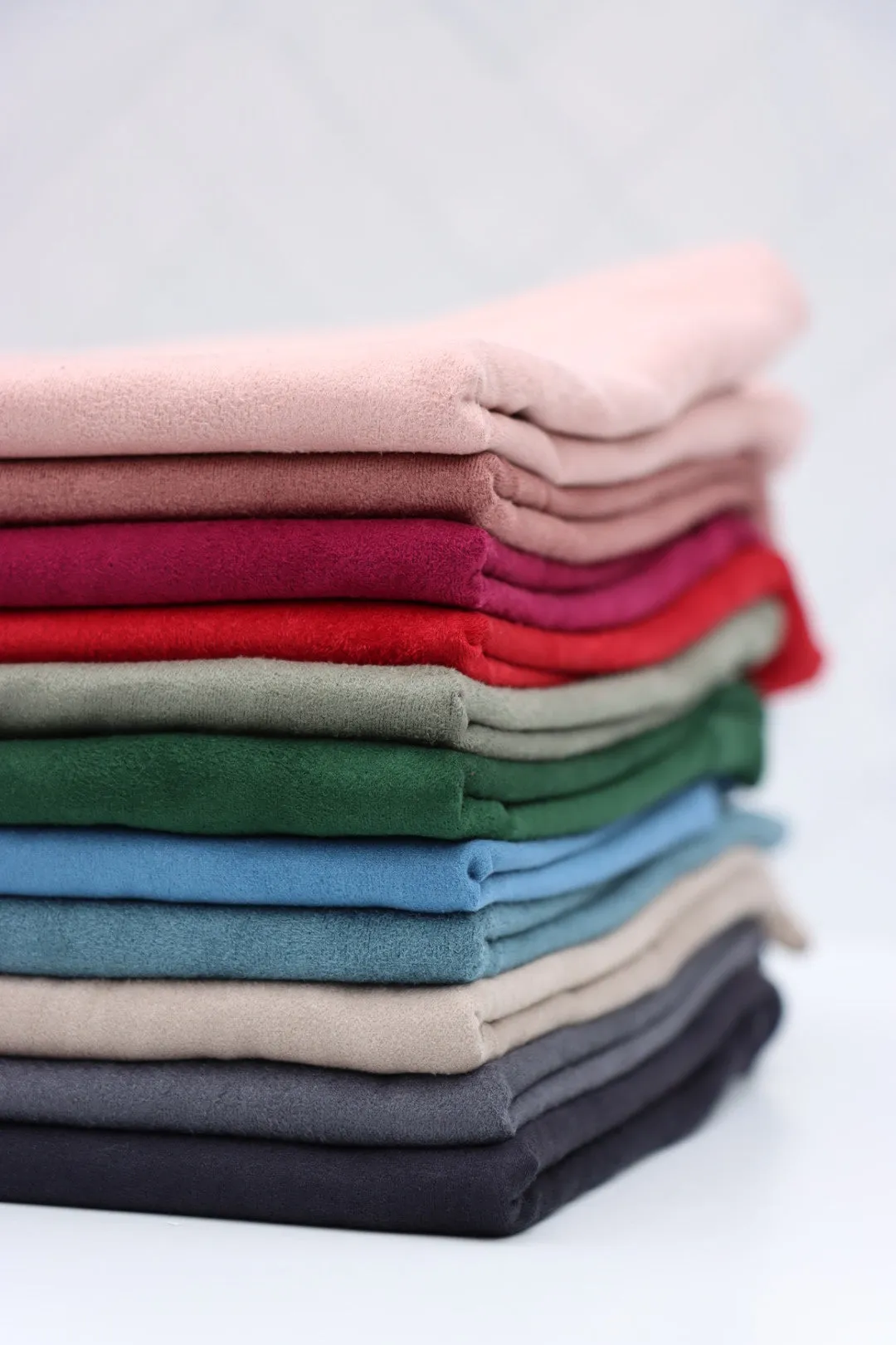 Sea Blue Microsuede Jersey Knit