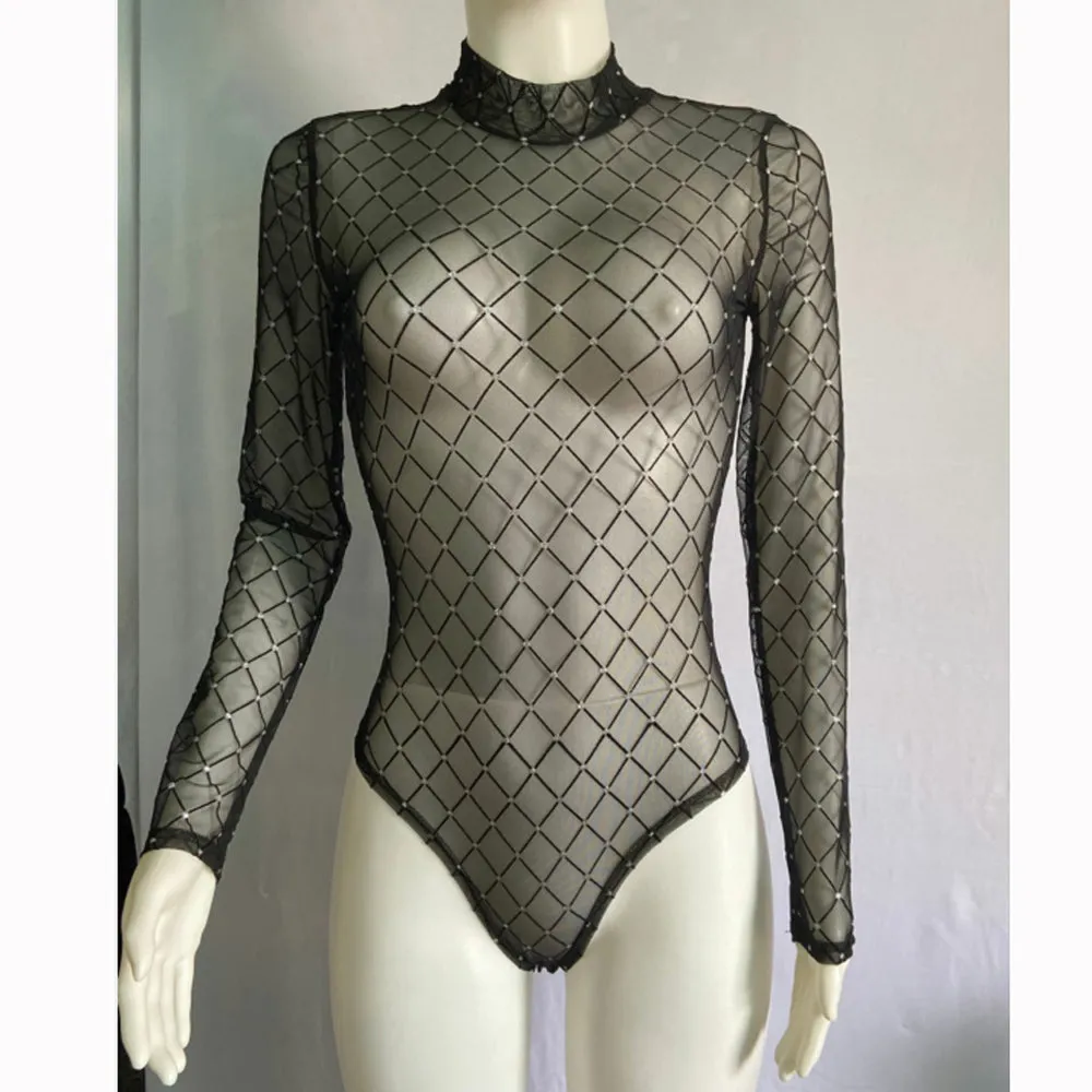 Sexy Long Sleeve Bodysuit