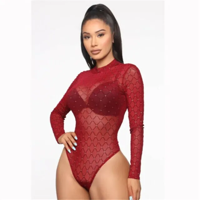 Sexy Long Sleeve Bodysuit