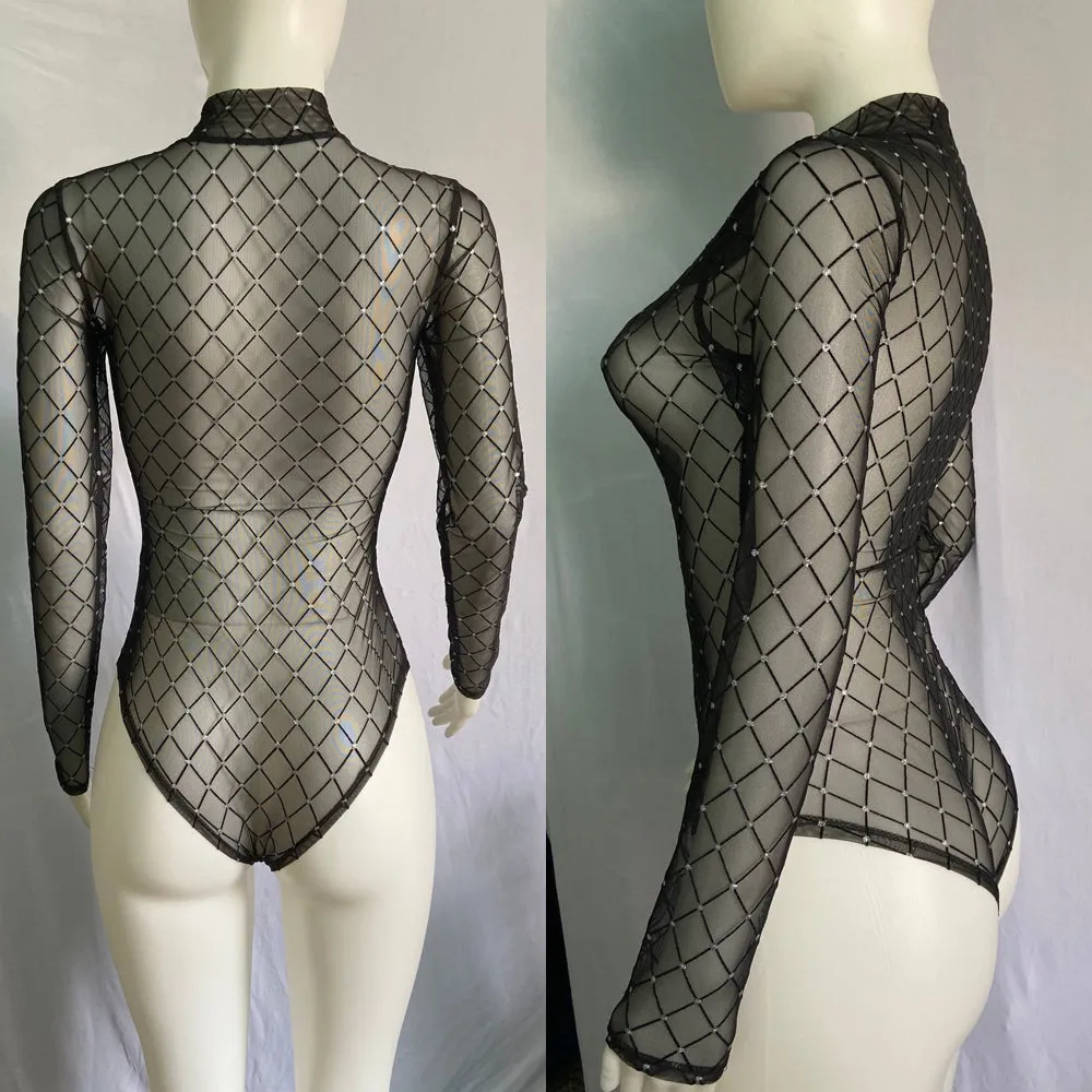 Sexy Long Sleeve Bodysuit