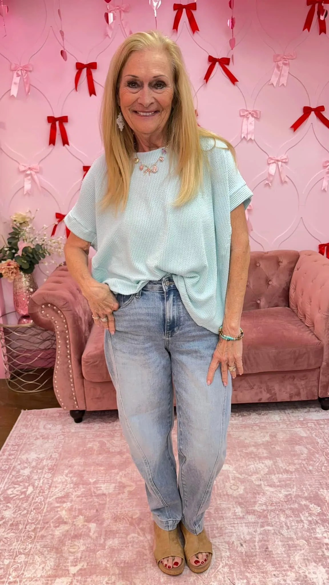 Short Sleeve Ribbed Top
