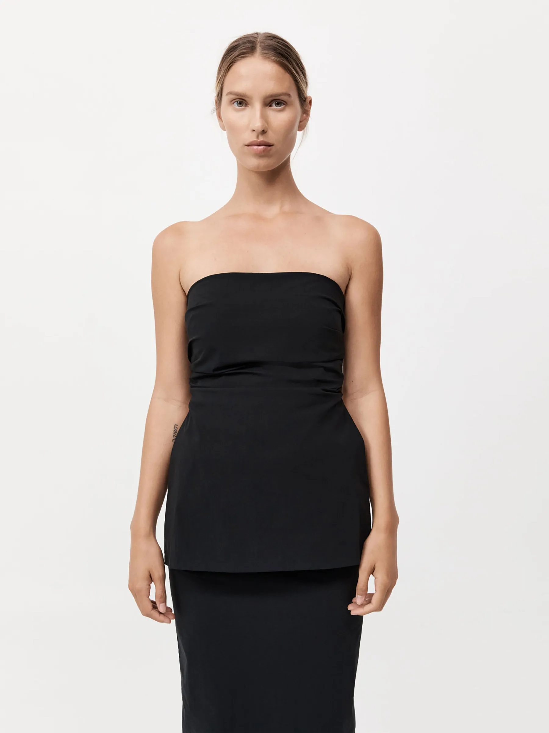 Strapless Tie Back Top
