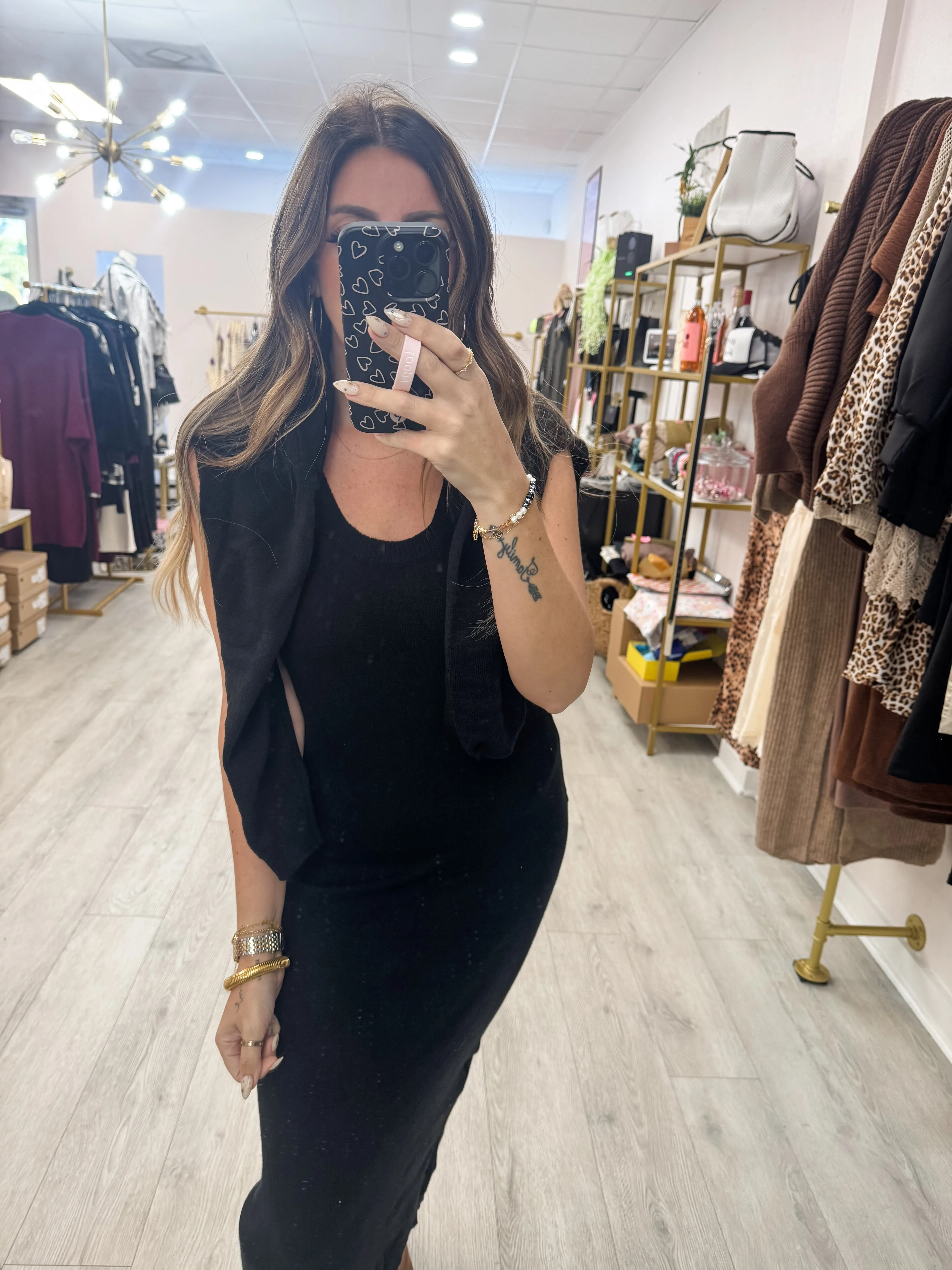 Two Piece Sweater and Dress Set