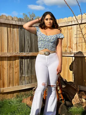 Vaquera White Flare