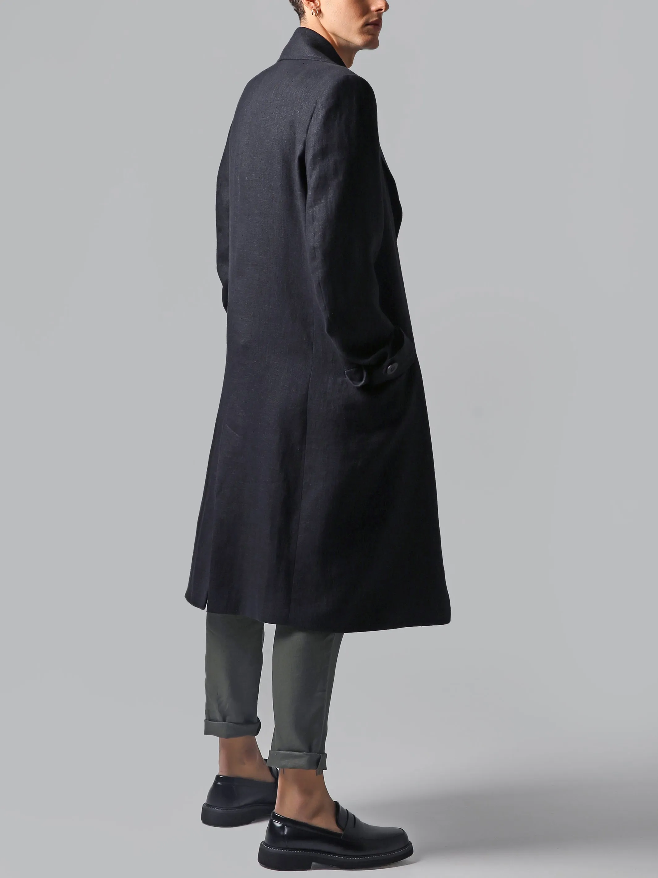 Visaltes Linen Overcoat