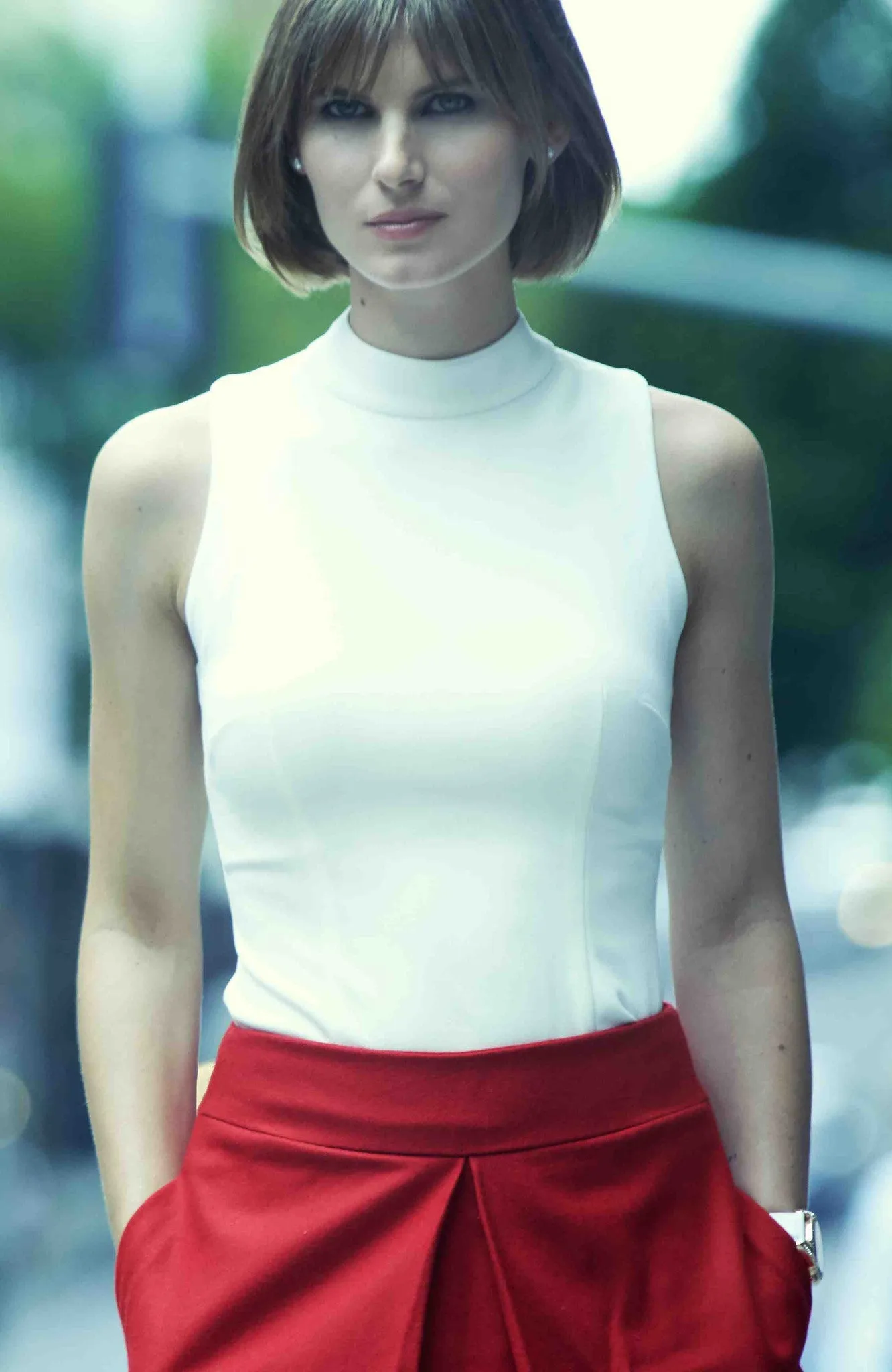White Marvel Skivvy
