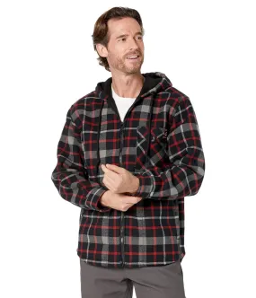 Wolverine Men's Bucksaw Sherpa Red Plaid Shirt Jacket